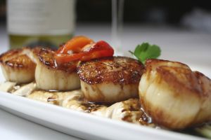 cooked scallops 