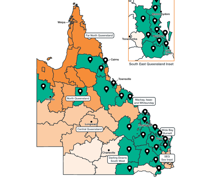 QLD red meat supply chain interactive map