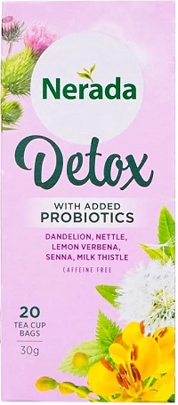 Nerada detox tea with added probiotics
